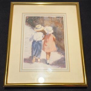 Charming Gold Framed Art Print